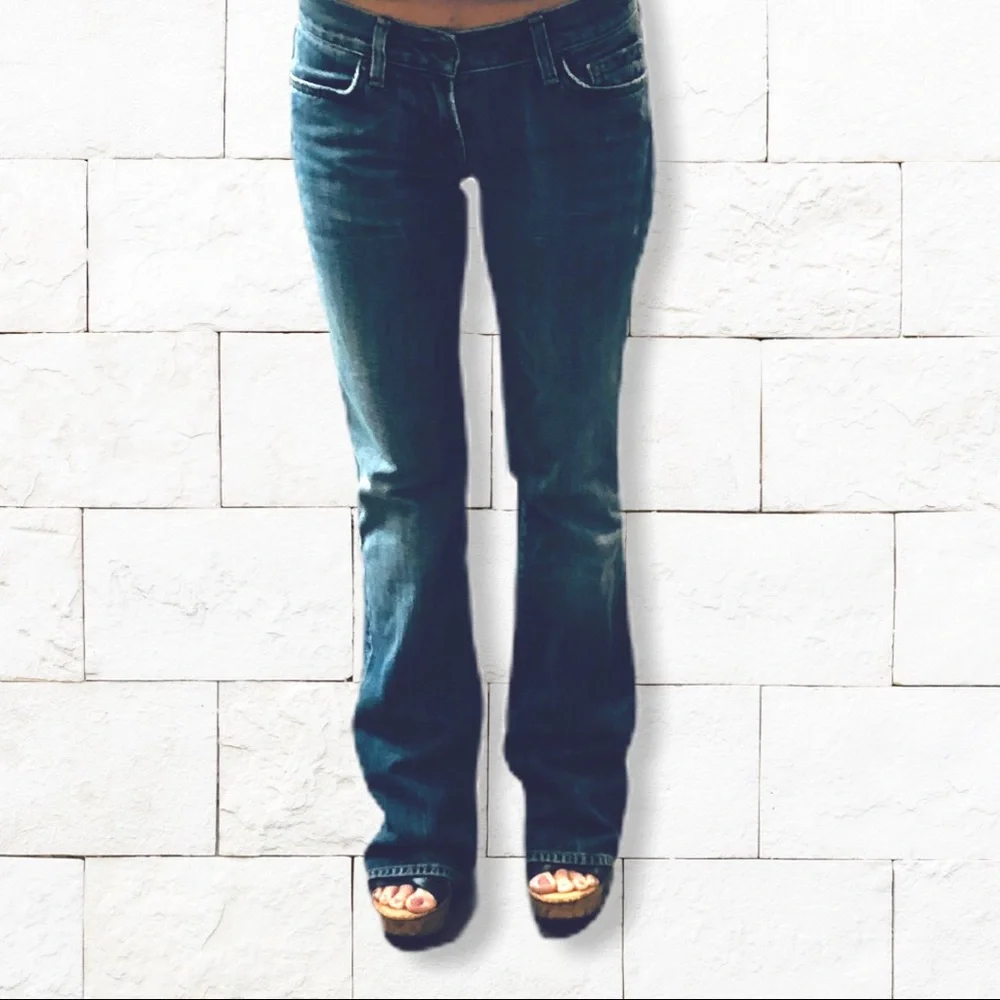 Citizens of Humanity Kelly001 Low Waist Bootcut 25 Jeans Pants Denim Womens - Picture 3 of 12